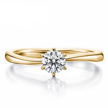 Load image into Gallery viewer, 10K 1/4 CT Moissanite Ring