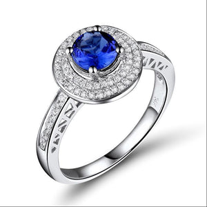 14K Natural Tanzanite Ring