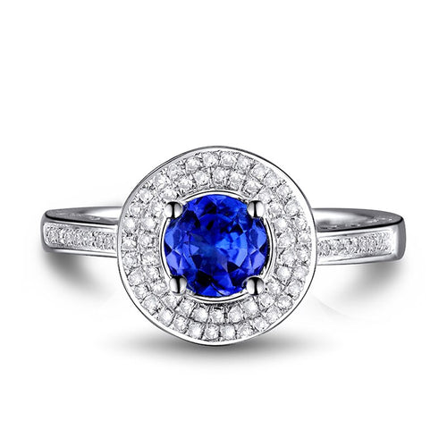 14K Natural Tanzanite Ring