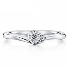 Load image into Gallery viewer, 10K 1/4 CT Moissanite Ring