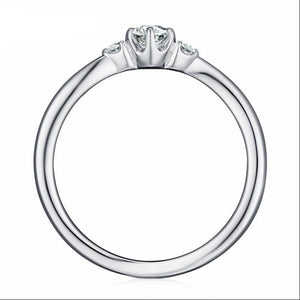 10K 1/3 CT Moissanite Ring