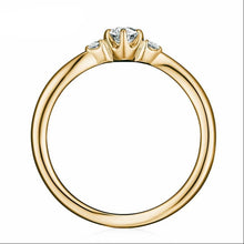 Load image into Gallery viewer, 10K 1/3 CT Moissanite Ring