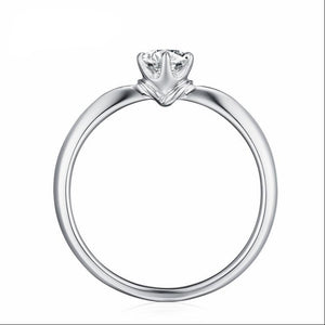 10K 1/4 CT Moissanite Ring