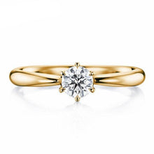 Load image into Gallery viewer, 10K 1/4 CT Moissanite Ring