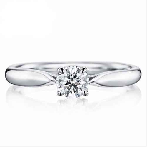 10K 1/4 CT Moissanite Ring