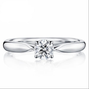 10K 1/4 CT Moissanite Ring