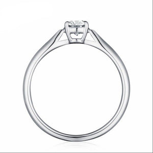 10K 1/4 CT Moissanite Ring