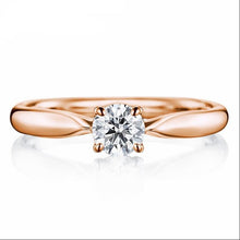 Load image into Gallery viewer, 10K 1/4 CT Moissanite Ring