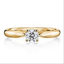 Load image into Gallery viewer, 10K 1/4 CT Moissanite Ring