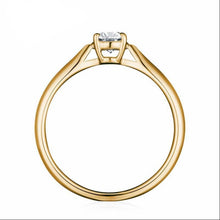 Load image into Gallery viewer, 10K 1/4 CT Moissanite Ring