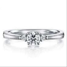 Load image into Gallery viewer, 10K 1/3 CT Moissanite Ring