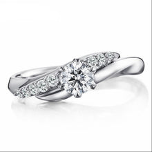 Load image into Gallery viewer, 10k 2/5 CT Moissanite Ring