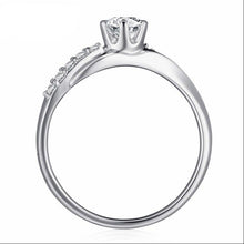 Load image into Gallery viewer, 10k 2/5 CT Moissanite Ring