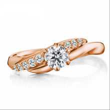 Load image into Gallery viewer, 10k 2/5 CT Moissanite Ring