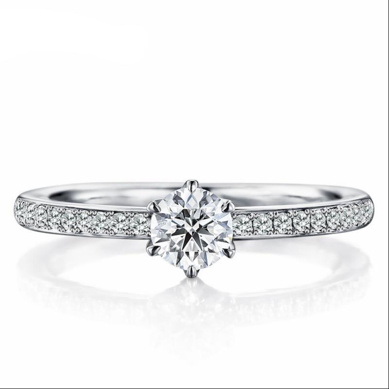 10K 1/3 CT Moissanite Ring