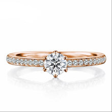 Load image into Gallery viewer, 10K 1/3 CT Moissanite Ring