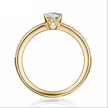 Load image into Gallery viewer, 10K 1/3 CT Moissanite Ring