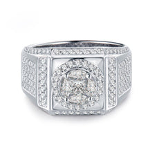 Load image into Gallery viewer, Men&#39;s 18K 1 1/2 CT Diamond Ring