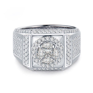 Men's 18K 1 1/2 CT Diamond Ring