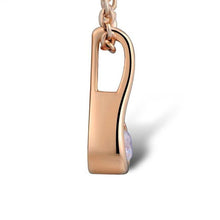 Load image into Gallery viewer, 14K Rose Gold Diamond Drop Pendant