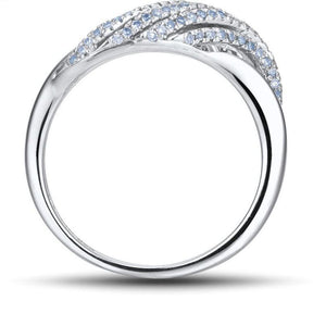 14K White Gold Diamond Ring