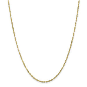 10K Gold Singapore Chain 1.7mm