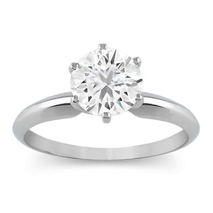 1/2 CT Round Diamond Solitaire