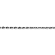 Load image into Gallery viewer, 10K White Gold Rope Chain 3mm