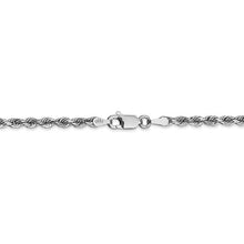 Load image into Gallery viewer, 10K White Gold Rope Chain 3mm