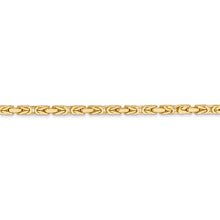 Load image into Gallery viewer, 14K Yellow Gold Byzantine 2mm