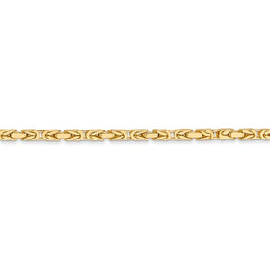 14K Yellow Gold Byzantine 2mm